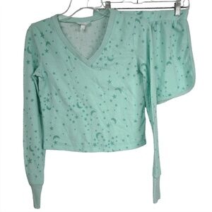 Colsie Mint Pajama Set with Celestial Print